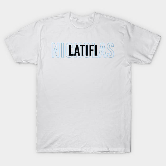 Nicholas Latifi Driver Name - 2022 Season #3 T-Shirt by GreazyL